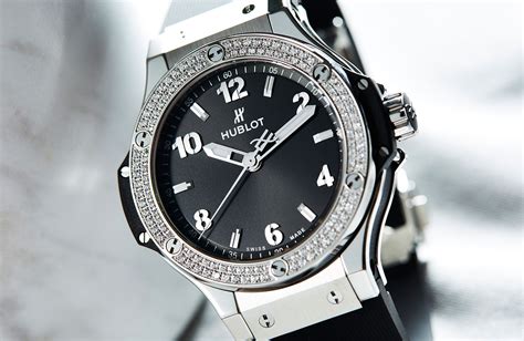 hublot big bang band steel diamonds alligator & rubber|hublot big bang diamond bezel.